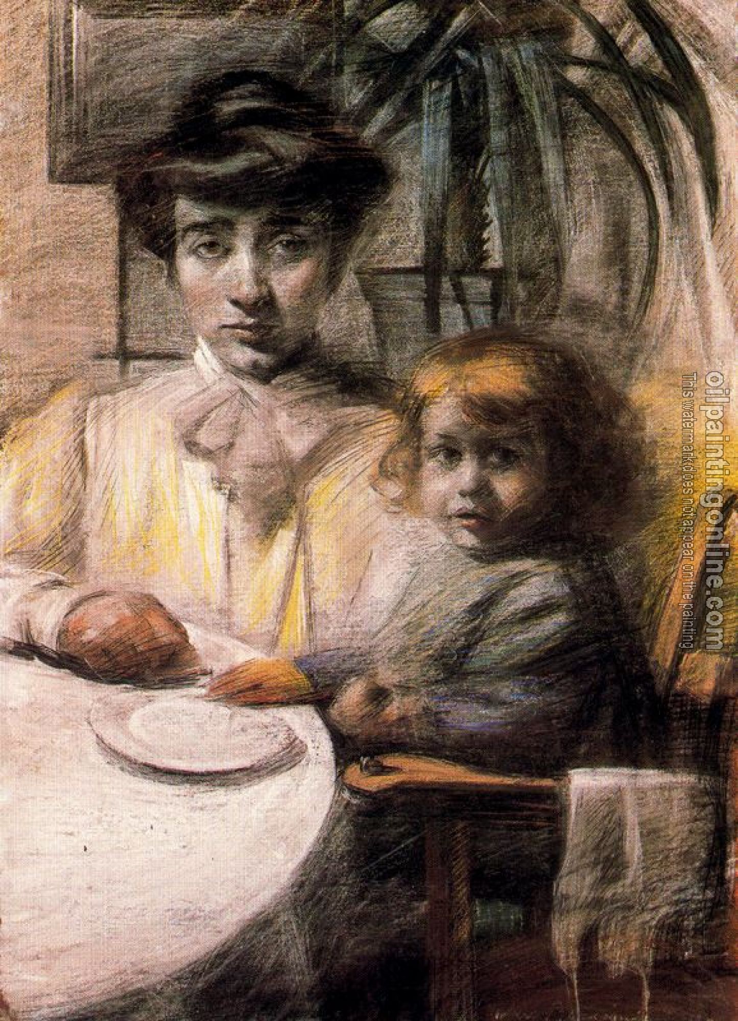 Umberto Boccioni - Mother and Child